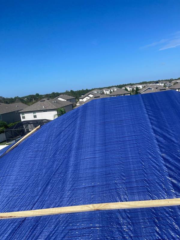 roofing project near Frogs Leap Lane in Wesley Chapel