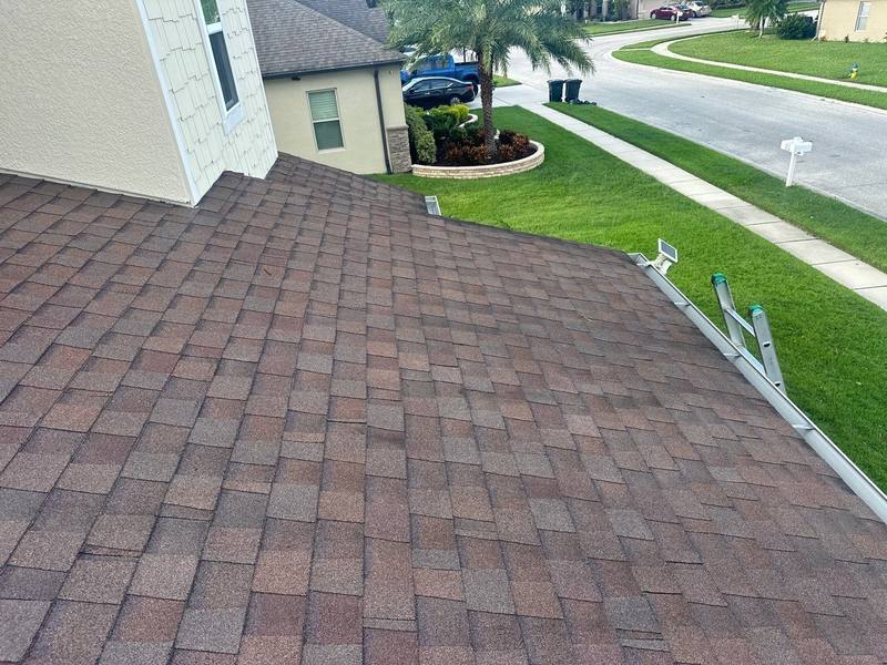 residential shingle roof replacement by Hloska Roofing in Wesley Chapel