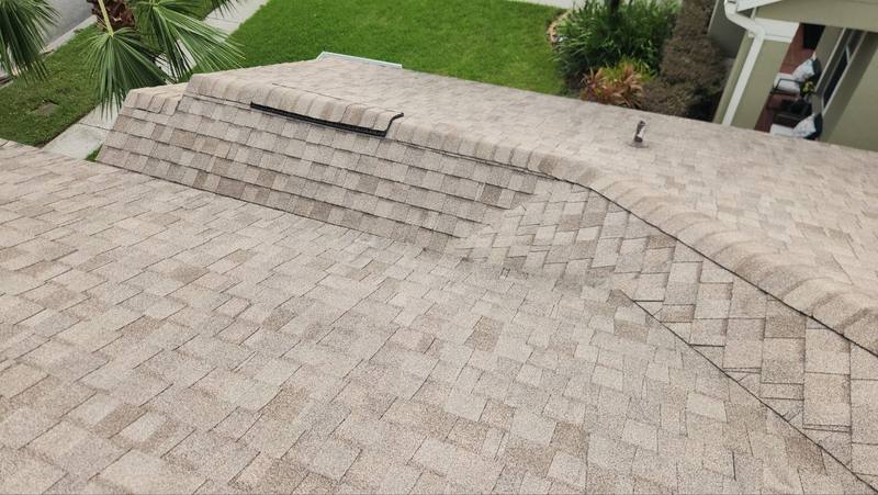 completed roofing project in Tampa FL