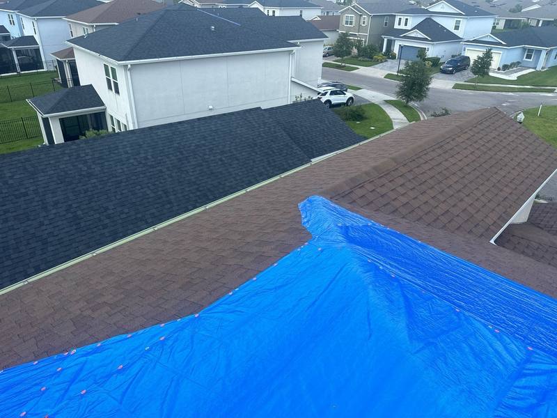completed roofing project in Wesley Chapel FL