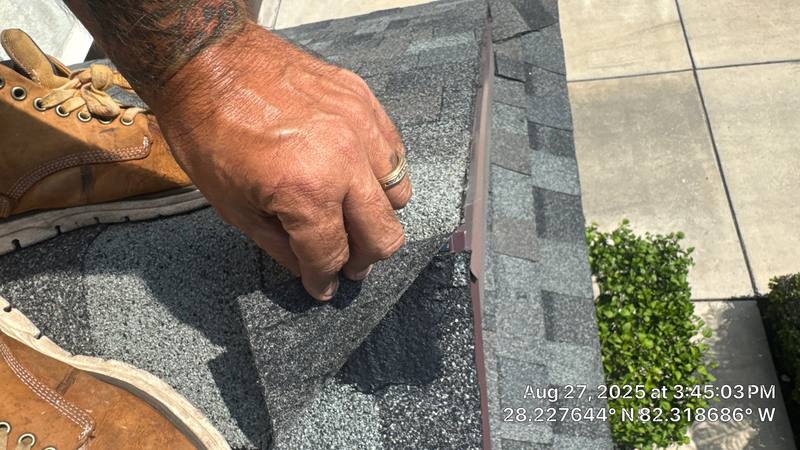 completed roofing project in Wesley Chapel FL