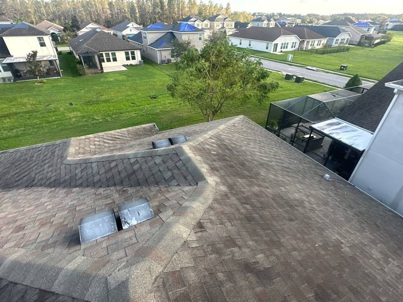 completed roofing project in Wesley Chapel FL