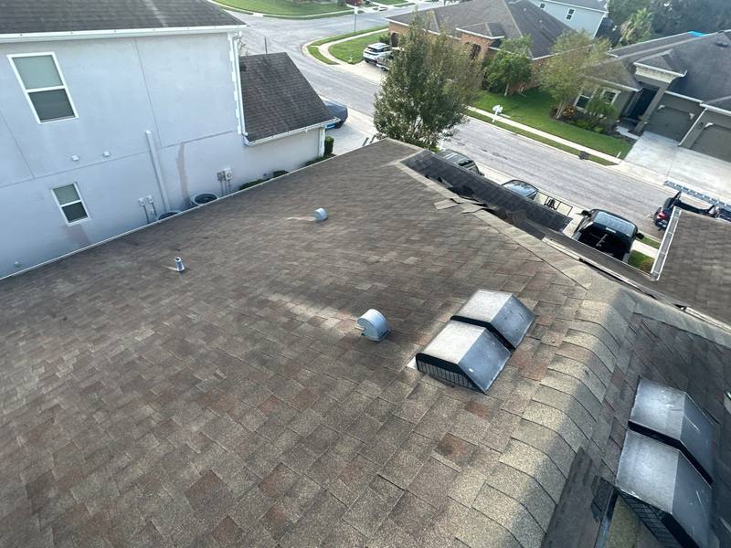 residential shingle roof replacement by Hloska Roofing in Wesley Chapel