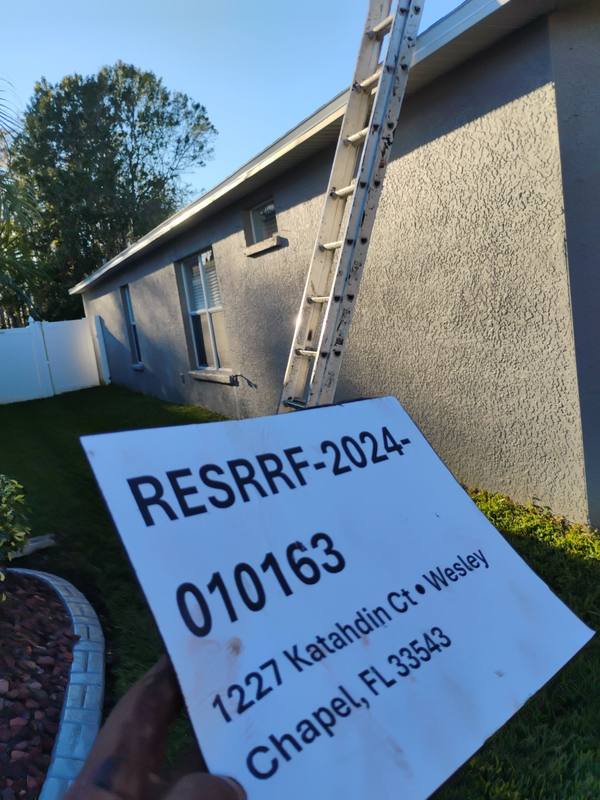 roofing project near Katahdin Ct in Wesley Chapel