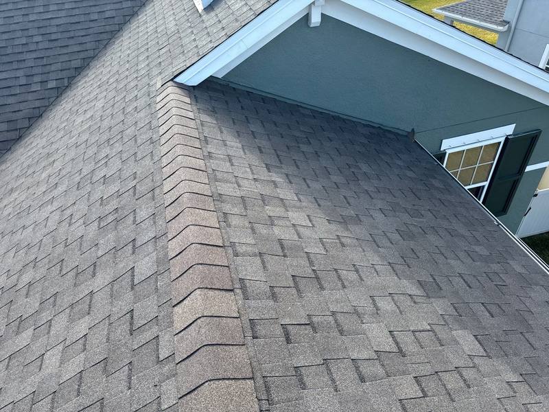 residential shingle roof replacement by Hloska Roofing in Lutz