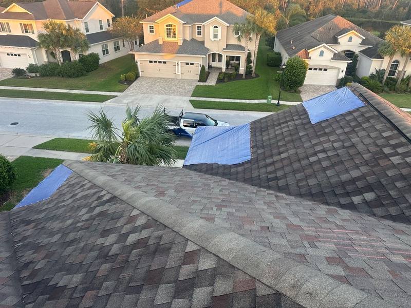 residential shingle roof replacement by Hloska Roofing in Land O Lakes