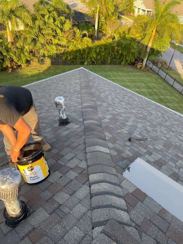completed roofing project in Apollo Beach FL