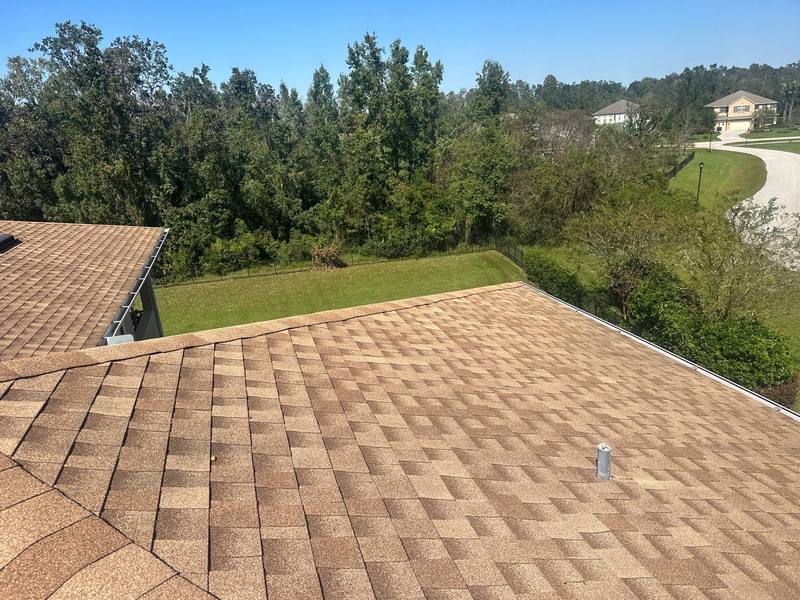 completed roofing project in Lutz FL