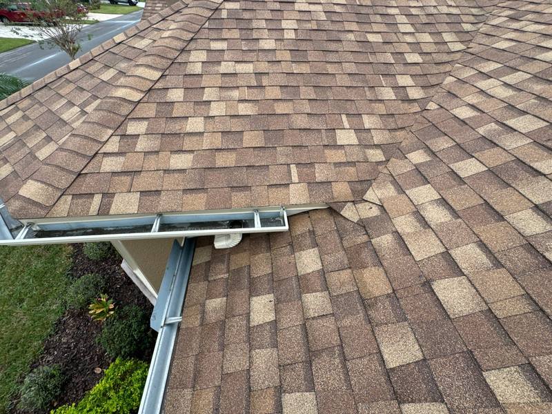 completed roofing project in San Antonio FL