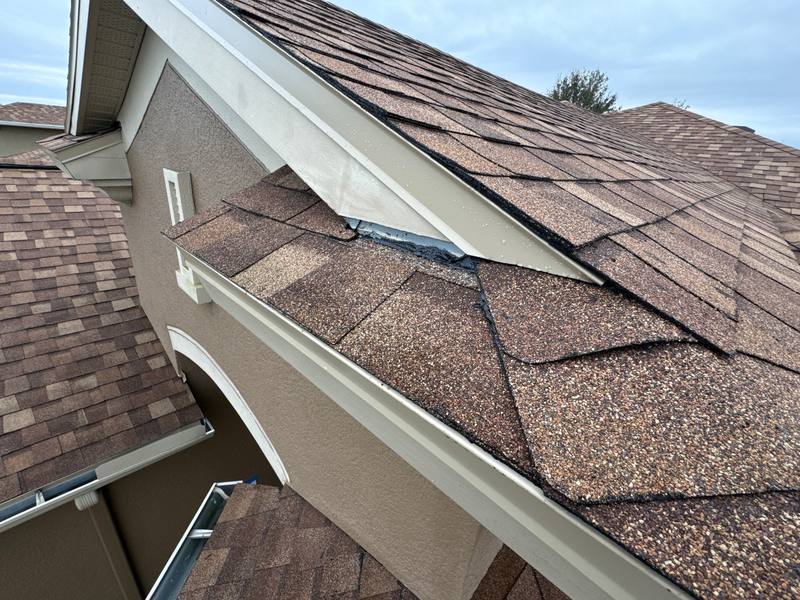 roofing project near Grass Bunker Dr in San Antonio
