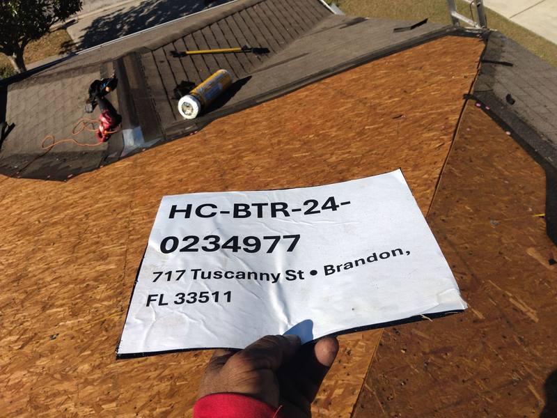 shingle roof replacement in Brandon, Florida