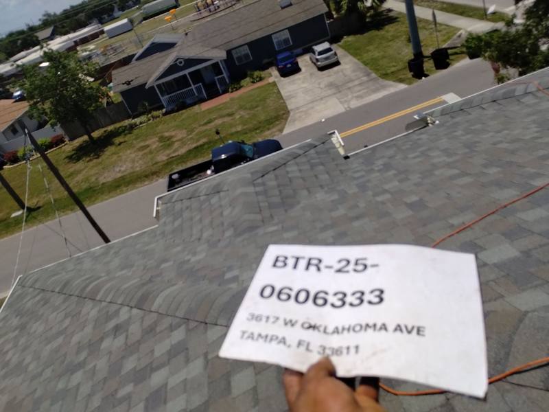 roofing project near W Oklahoma Ave in Tampa