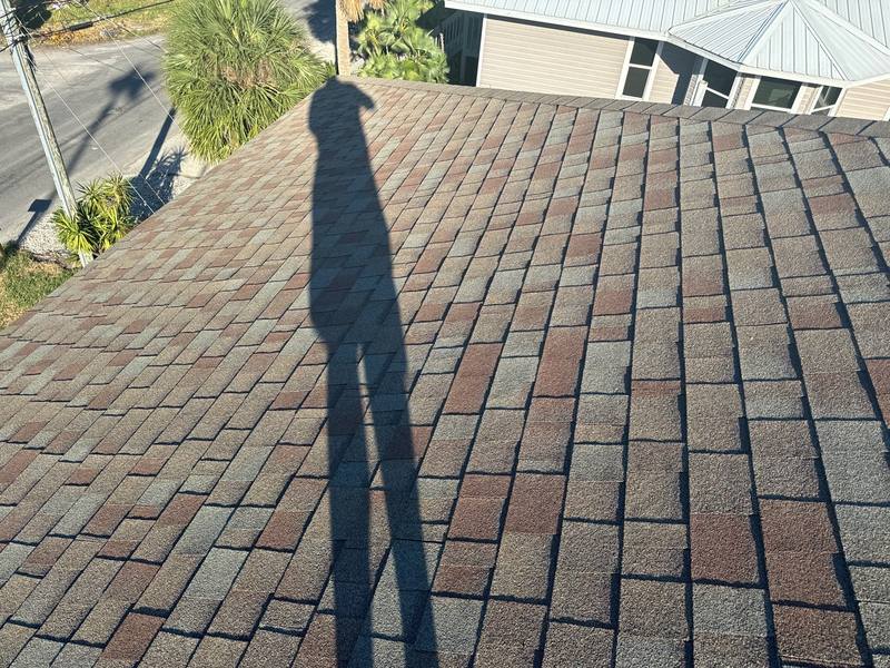 completed roofing project in Hernando Beach FL