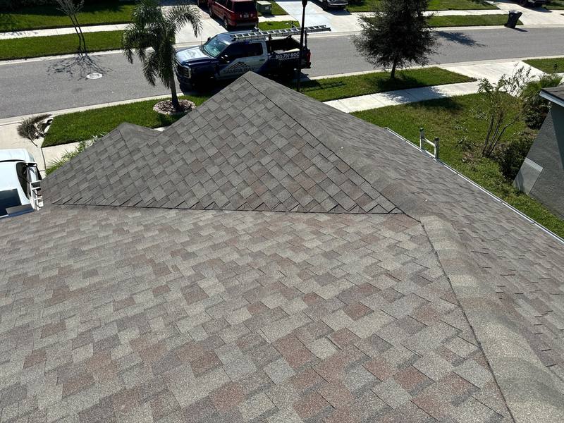 residential roof repair by Hloska Roofing in Riverview