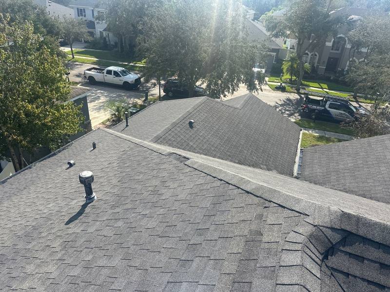 completed roofing project in Tampa FL