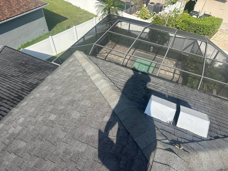 residential shingle roof replacement by Hloska Roofing in Tampa