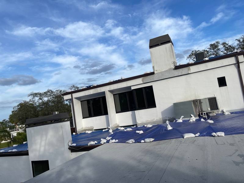 roofing project near Samara Dr in Tampa