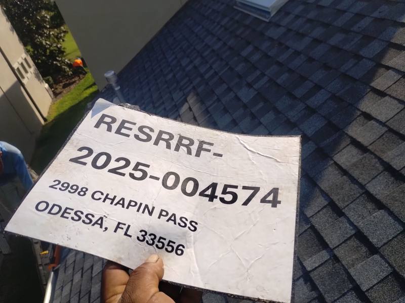 roofing project near Chapin Pass in Odessa