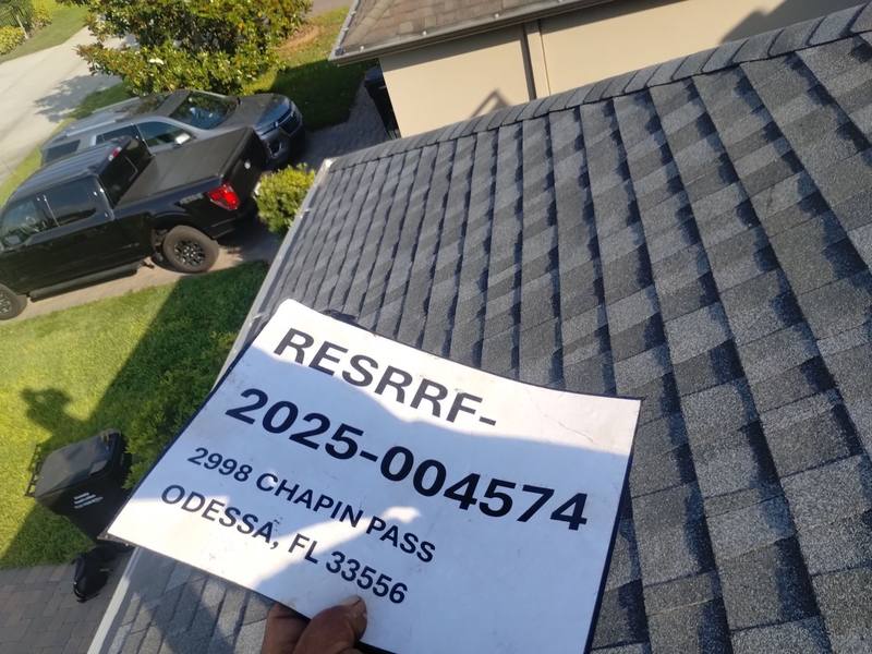 roofing project near Chapin Pass in Odessa