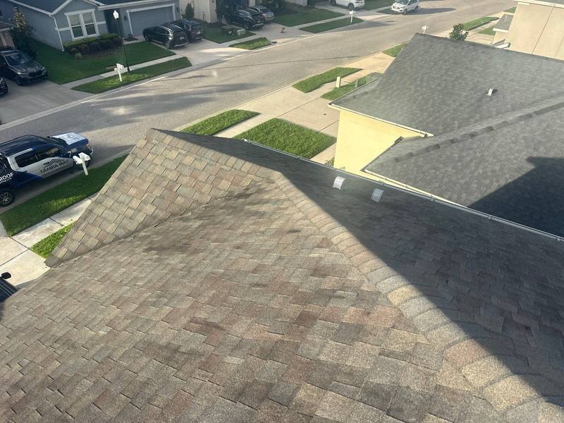 residential roof replacement by Hloska Roofing in Wesley Chapel