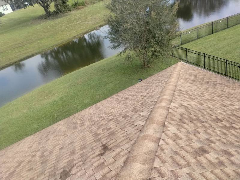 completed roofing project in Wesley Chapel FL
