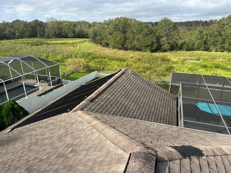 completed roofing project in Odessa FL