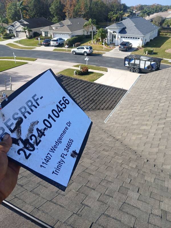 roofing project near Wedgemere Dr in Trinity