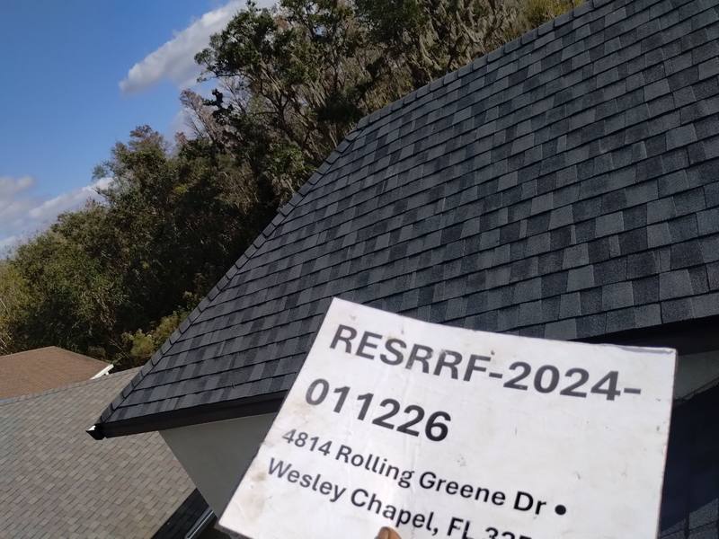 roofing project near Rolling Greene Dr in Wesley Chapel
