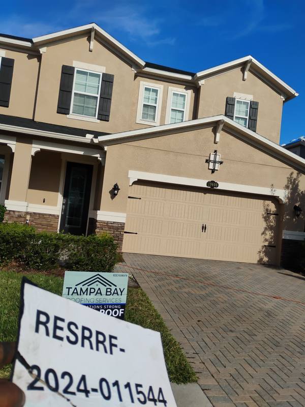 residential shingle roof replacement by Hloska Roofing in Lutz