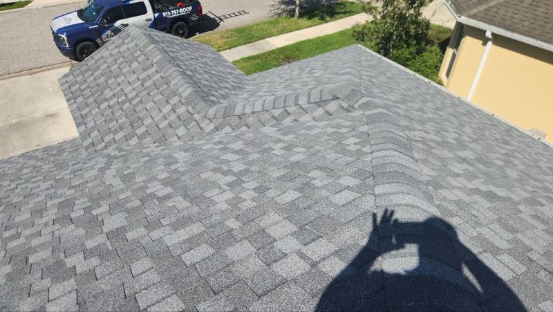 roofing project near Warwick Hills Dr in Wesley Chapel