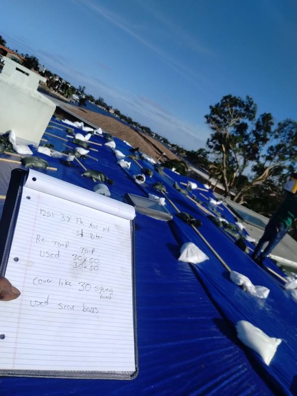 roofing project near 38th Ave NE in St. Petersburg