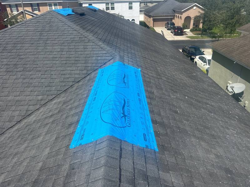 residential roof repair by Hloska Roofing in Wesley Chapel