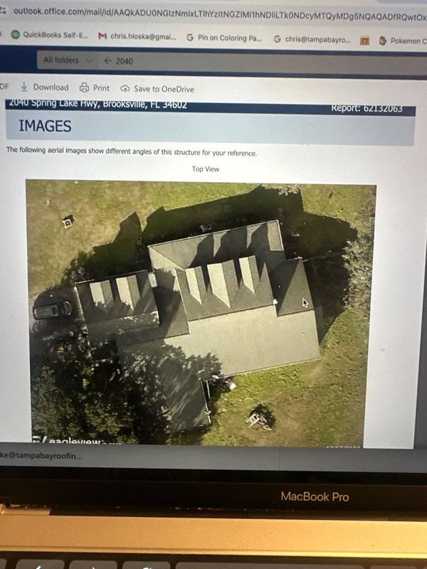 residential shingle roof replacement by Hloska Roofing in Brooksville