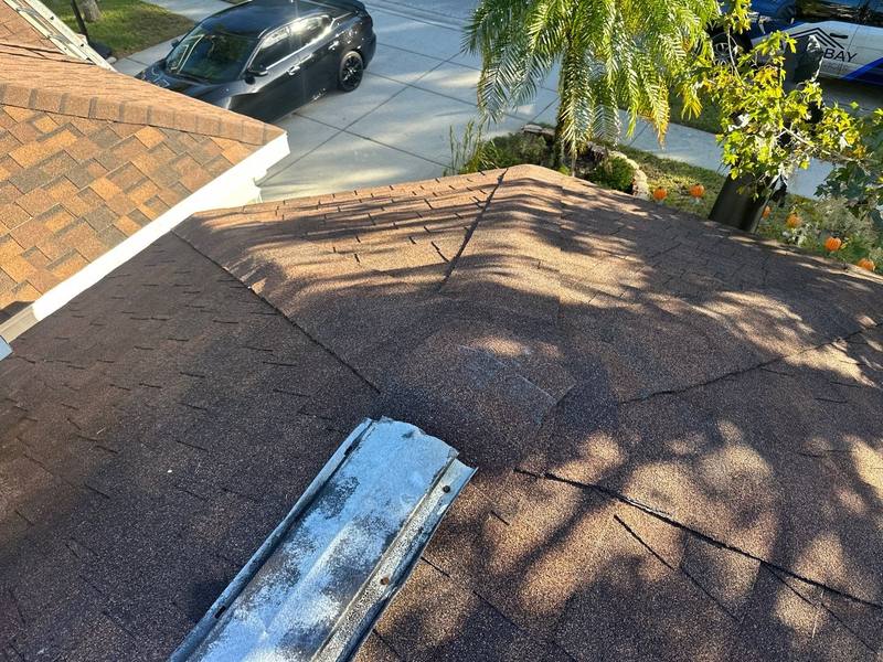 completed roofing project in New Port Richey FL