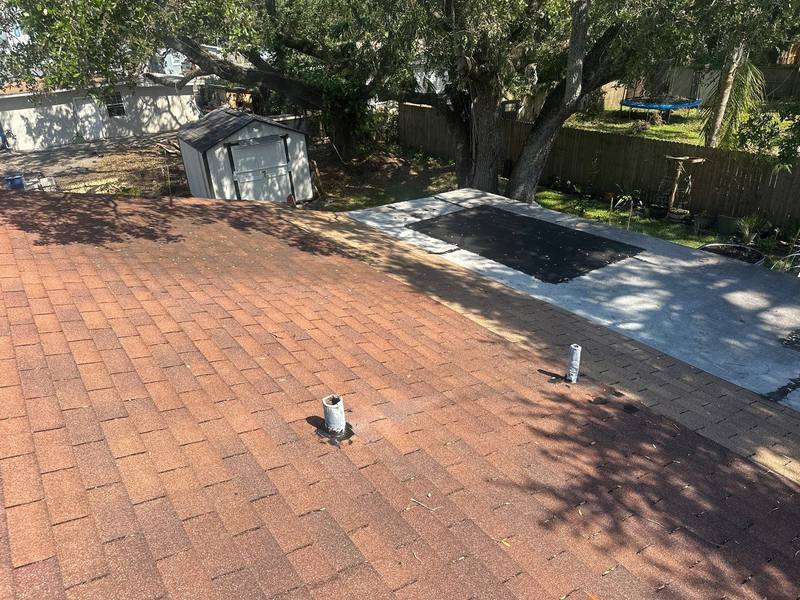 roofing project near W Ellis Dr in Tampa