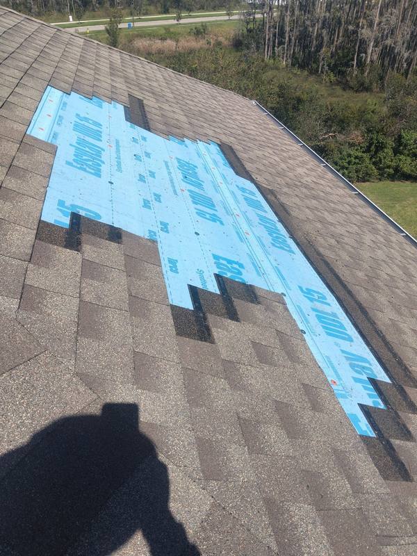 completed roofing project in Odessa FL