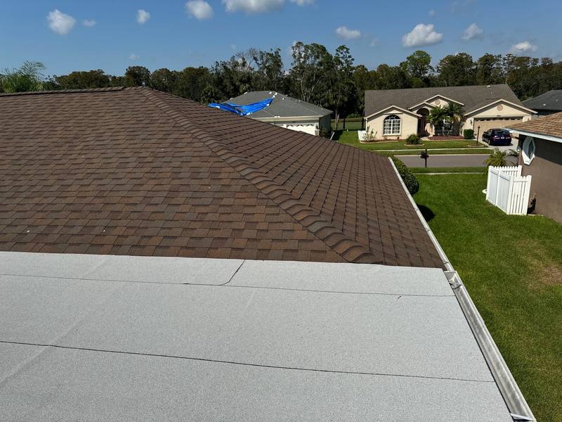 residential roof repair by Hloska Roofing in New Port Richey