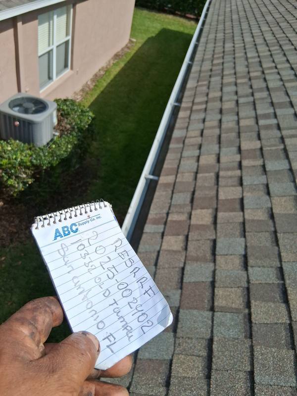 completed roofing project in San Antonio FL