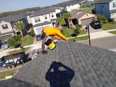 residential roof repair by Hloska Roofing in Wesley Chapel