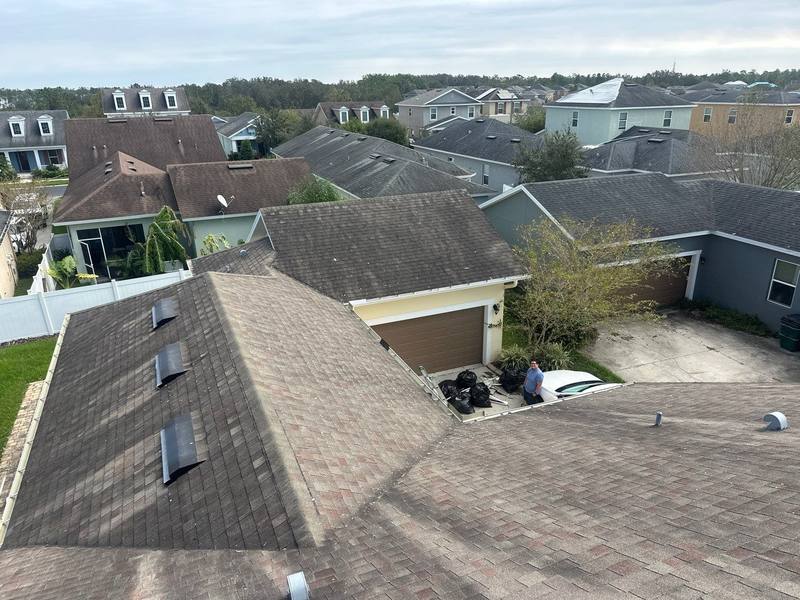 completed roofing project in Wesley Chapel FL