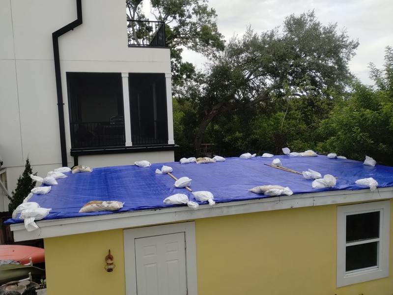 completed roofing project in Tampa FL