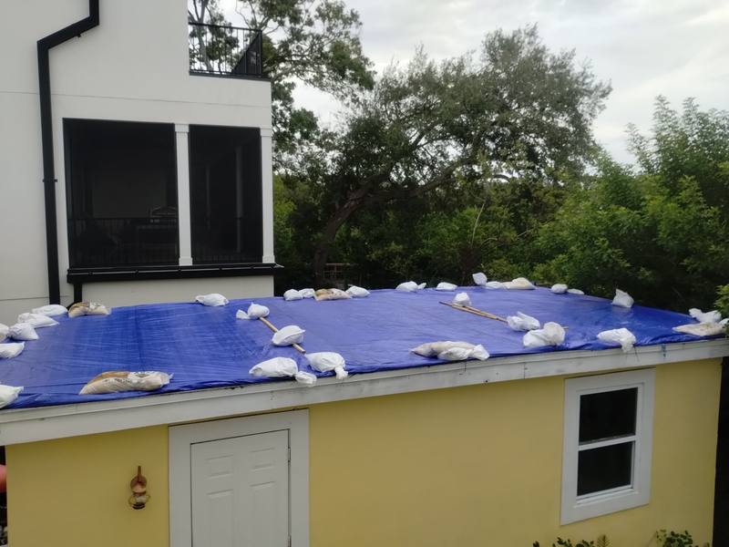 roofing project near W Flamingo Rd in Tampa