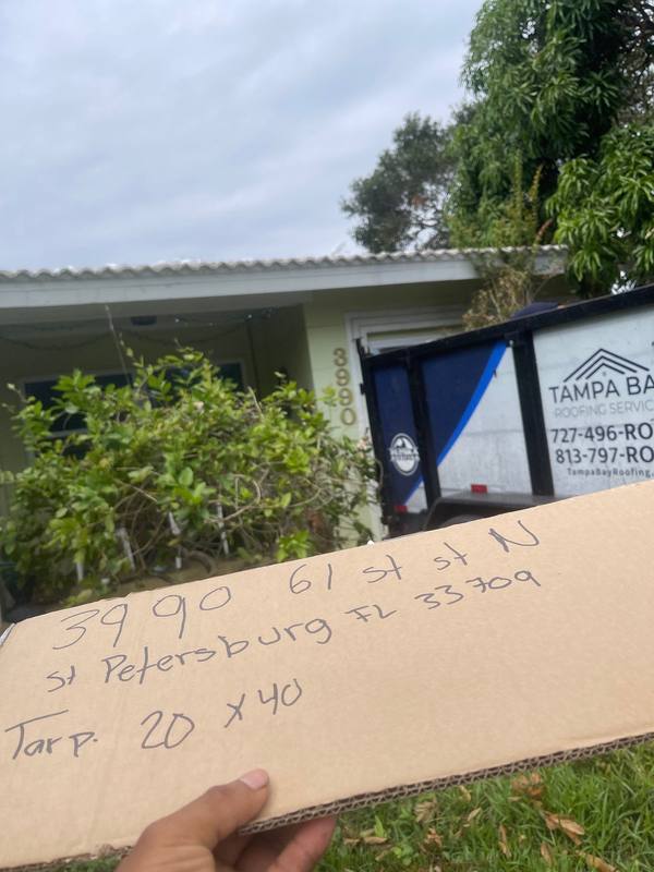 roofing project near 61st St N in St. Petersburg