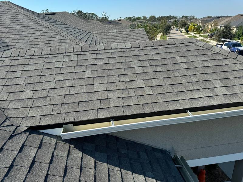 completed roofing project in Riverview FL