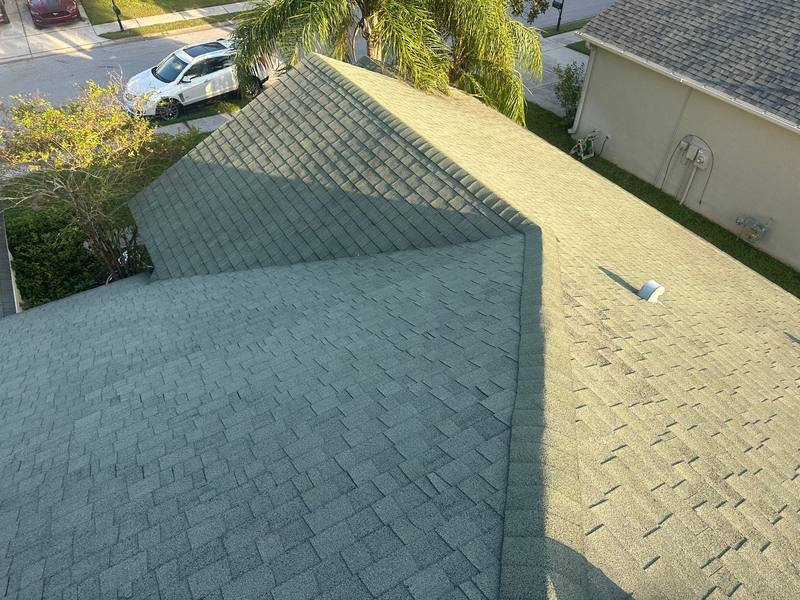 residential roof replacement by Hloska Roofing in Trinity