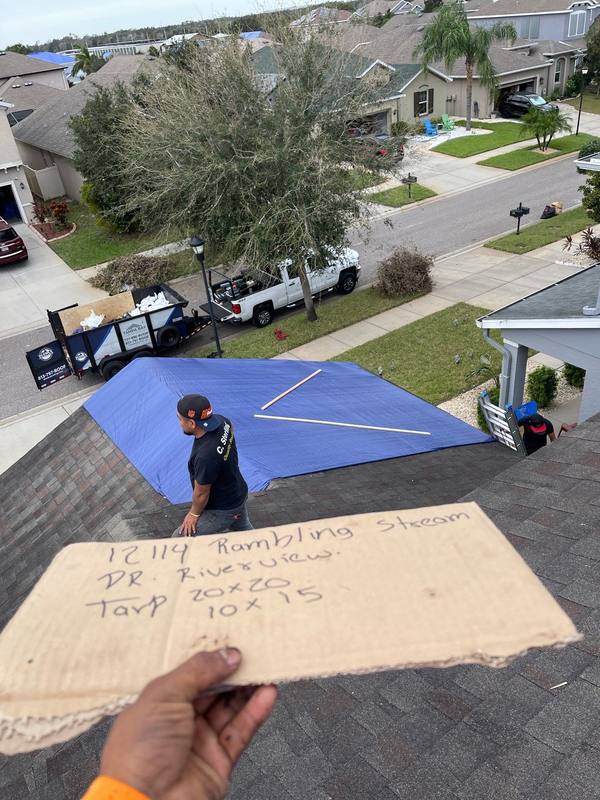completed roofing project in Riverview FL