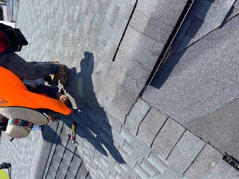 residential roof repair by Hloska Roofing in St. Petersburg