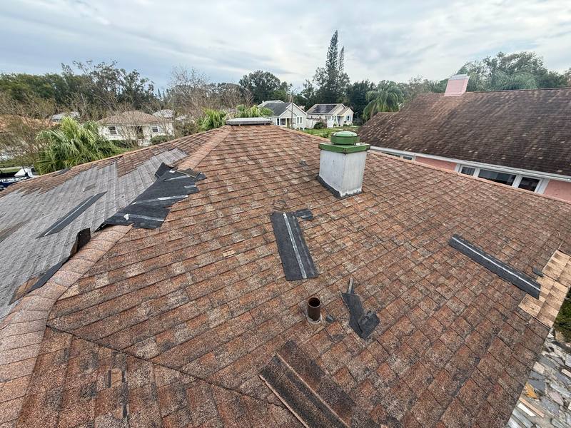 completed roofing project in St. Petersburg FL