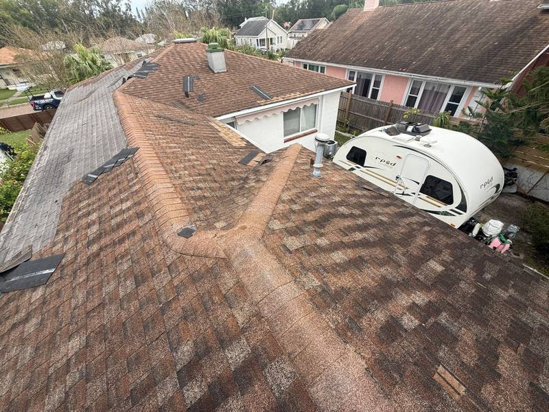 completed roofing project in St. Petersburg FL