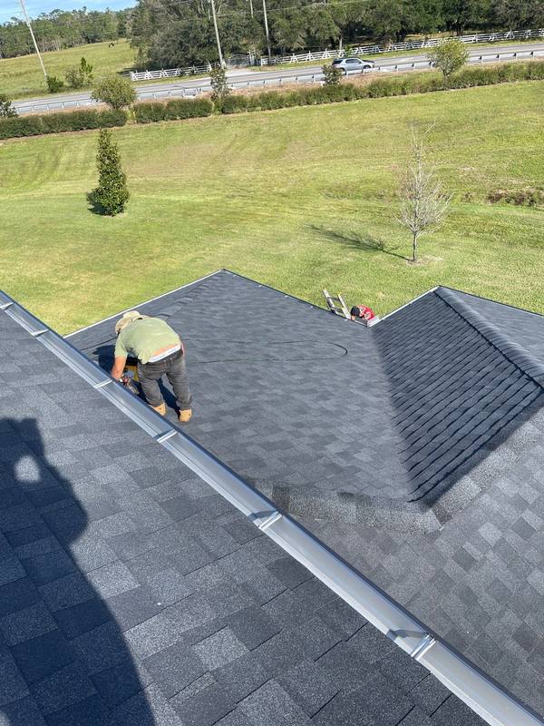 completed roofing project in Wesley Chapel FL